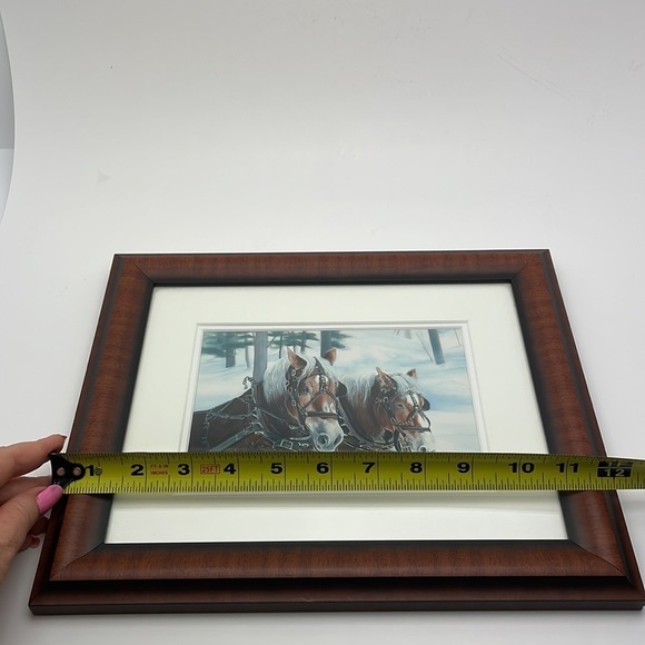 Framed Horse Print by a Canadian Artist - Picture 9 of 10
